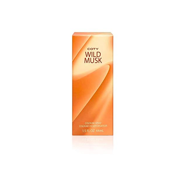 Wild Musk Eau de Cologne Spray, Vegan Formula, Perfume, Warm Spicy Scent, 1.5oz