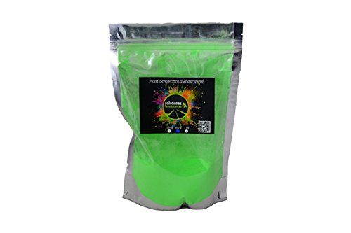 Pigment fluorescent vert 500g qui brille dans l'obscurité