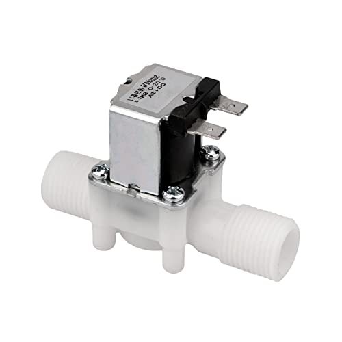 Électrovanne plastique 1/2 AC 220V distributeur magnétique interrupteur pression eau