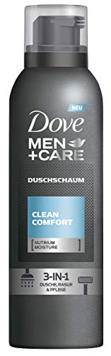 Dove Men+Care Duschschaum Rasierschaum Herren 6er Pack Clean Comfort 3in1 Cover