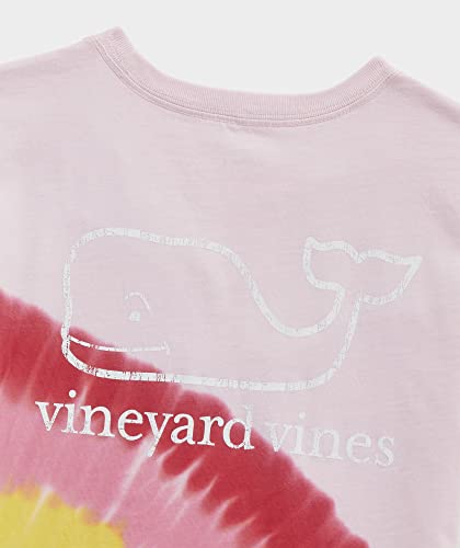 vineyard vines Girls' Rainbow Tie Dye Short-Sleeve Pocket Tee2