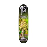 Platinum Gorilla Weed Skate Deck - The Dank Collection II. High-Grade Essentials Skateboard Co. Board with Pot Leaf Artwork, Ideal for Skaters & Cannabis Enthusiasts - Professional Quality 8'