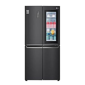LG GMQ844MC5E American Multidoor Total No Frost met vriesvak, 530 l, InstaView-technologie, deurkoeling en lineaire koeling, Smart Multidoor koelkast met wifi en extern led-display