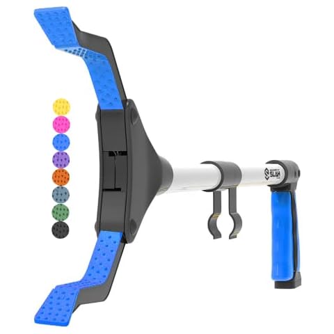 SLAH Greifzange für Senioren 32" Aluminium Müllzange, Drehbar Müllgreifer, rutschfest Gummi Greifer Cover