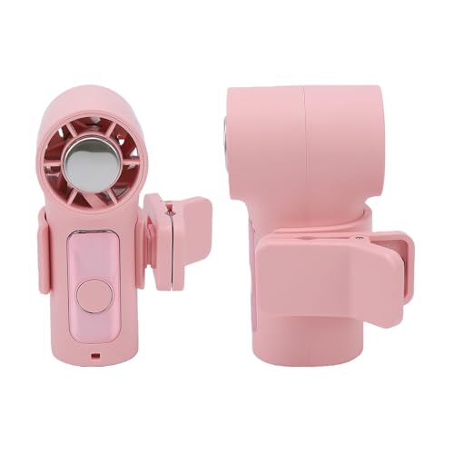 Mini ventilador portátil de mano con clip y diseño compacto recargable 5