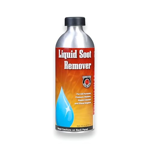 Meeco's Red Devil 15 Liquid Soot Remover - Fuel Oil Additive for Oil-Burning Furnaces & Diesel Engines (16 fl oz) - Made in The USA