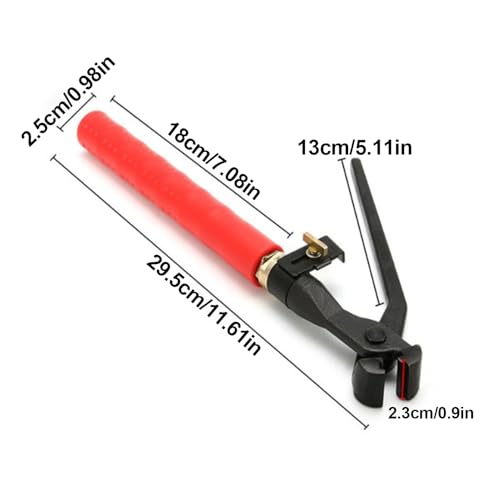 Alicates para atar alambre con rotación de 360 grados y mango ergonómico manual 6