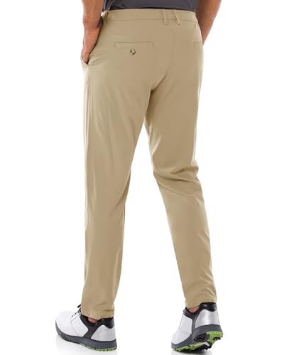 33,000ft Men's Golf Pants with 5 Pockets Classic-Fit Stretch Quick Dry Lightweight UPF 50+ Hiking Pants2