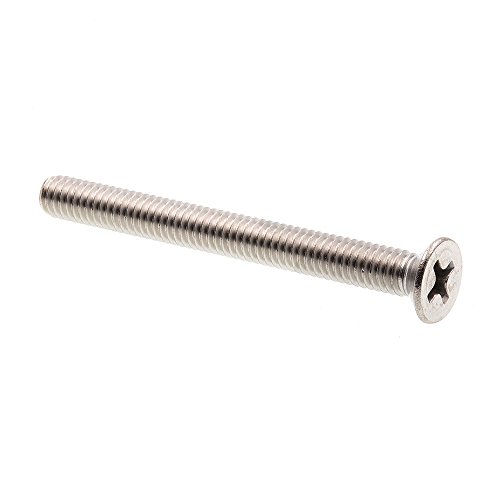 Vis à métaux M4-0,7 x 40 mm tête plate cruciforme inox A2-70 lot de 10