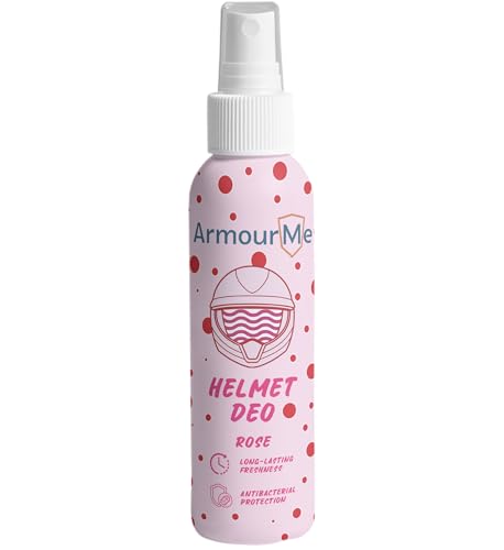 Image of Helmet Deodorizer Spray | Long-Lasting Freshness Upto 7 Days | Nano tech Spray | Eliminates Odor | Perfect for Bikers, Athletes, & Workers (Rose, 200 ML)