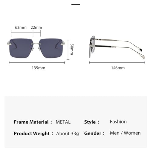 Lunettes de soleil sans monture légères pour éviter les marques de nez