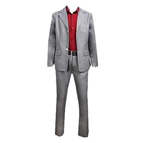 Kiryu Kazuma Cosplay Outfit Adult Halloween Full Set Uniforms Suits cos Clothes (Male L)