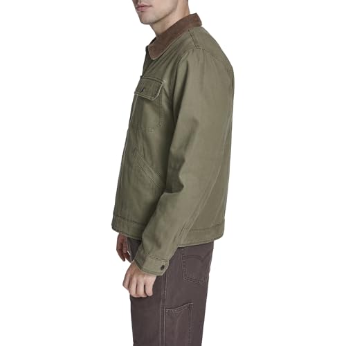 Image of Levi's Men's Workwear Cotton Canvas Corduroy Collar Depot Jacket