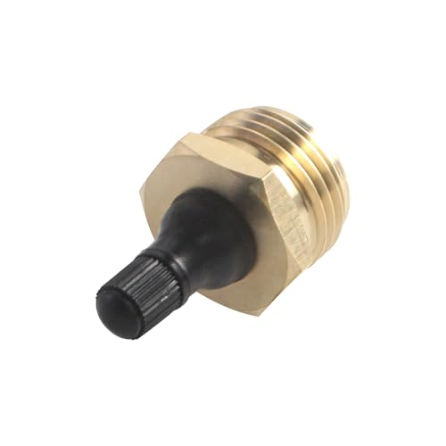 Image of RV Water Blow Out Plug for Camco Winterization Valve & Schrader Valve to Clean RV Water Lines, Replaced of Camco 36153 Brass Blow Out Plug