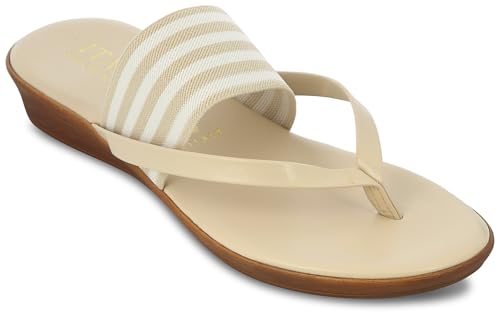 ITALIAN Shoemakers Womens Regatta Wedge Sandals 7 White