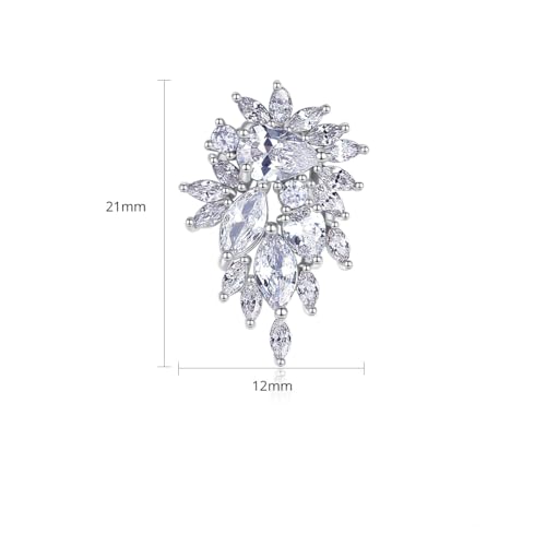 Hypoallergenic 14K Gold Stud Earrings, D-color VVS1 Brilliant Moissanite for Women, Classic Jewelry Ideal for Wedding, Anniversary & Mother's Day2