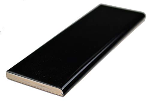 ceramic tile edging - Black Tile Flush Cap Trim
