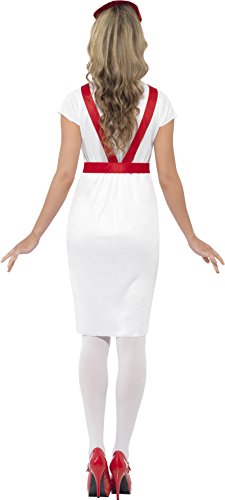 Smiffys a & e Costume Infermiera con Grembiule e