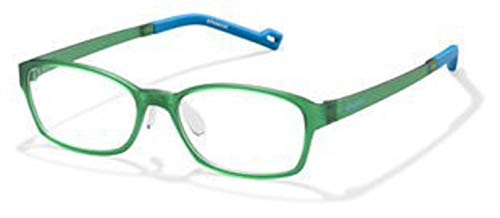 POLAROID KIDS Unisex-Kinder PLD K 013 IFD 49 Sonnenbrille, Grün (Trns Green)