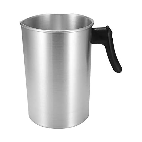 ONEVER Candle Melting Pot, Metal Jug with Heat-Resistant Handle, 3l Scented Candle DIY Wax Melting Pot - Candle Warmers for Candle Making and Soap Making Crafts Cover