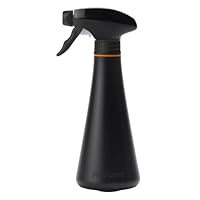 Fiskars Pflanzensprüher, 0,3 l, Sprühflasche zum Bewässern empfindlicher Pflanzen und Reinigen großer Blätter, Höhe: 20,5 cm, Kunstharz, Schwarz/Orange, 1071306