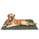 【Impermeabile, portatile e pieghevole】Questo cuscino cane impermeabile è antipolvere e resistente all’acqua. Dopo l’uso all’aperto, basta scuoterlo per ripristinarlo. Facile da piegare, è il materassino cane perfetto da portare in campeggio o in viaggio, occupando poco spazio nel bagagliaio.