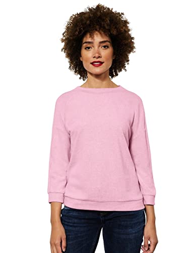 Sweat-shirt Femme Street One 3017129 avec détails côtelés élégants