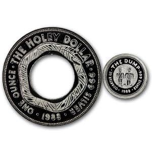 TREASURE WORLD COLLECTIBLES Holey Dollar and Dump 1 Oz & 1/4