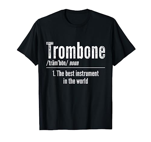 El Mejor Instrumento Del Mundo Trombonista Regalo Trombón Camiseta