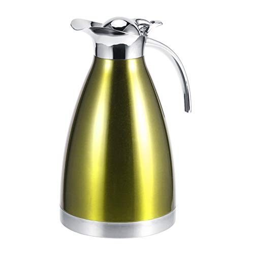 Chaleira de aço inoxidável à prova de vazamento à prova de ferrugem,(Type A alloy handle gold, 1.5L)