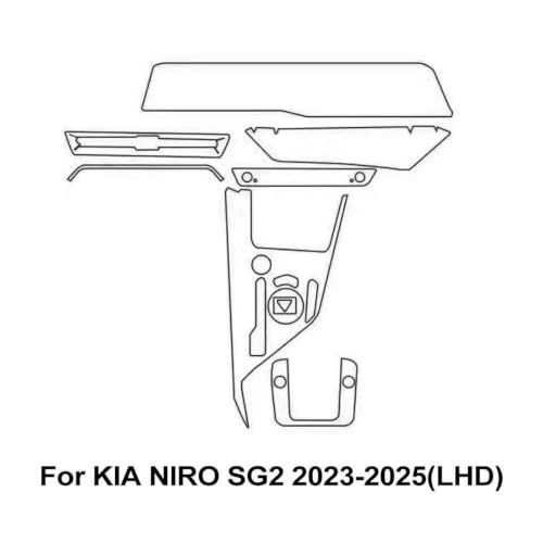 Protector de pantalla para Kia Niro SG2 que evita arañazos en la consola de navegación 2