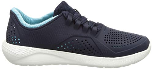 Tênis, Crocs, Literide Pacer W, Navy/Ice Blue, 35, Feminino