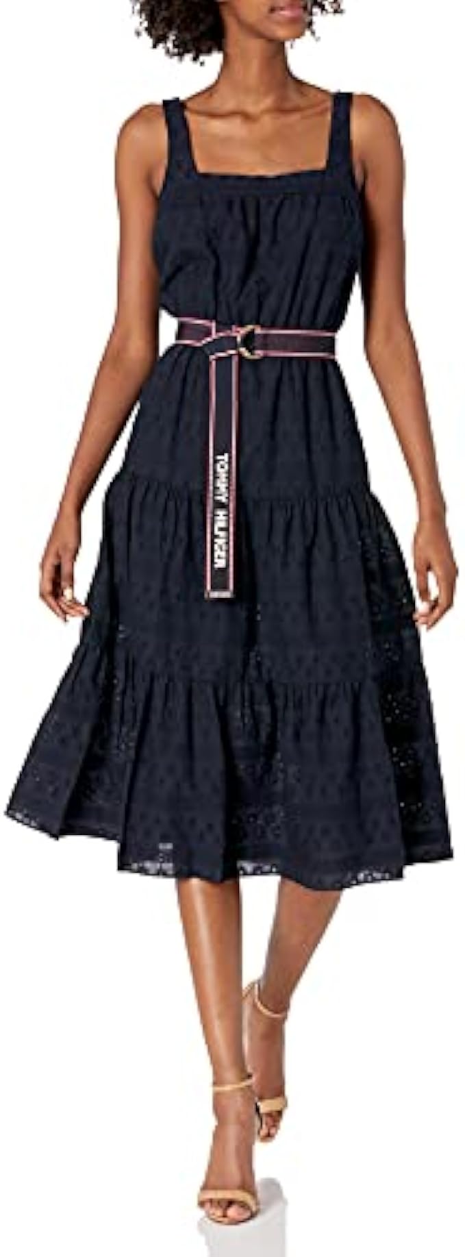 Tommy Hilfiger Women's Sleeveless Eyelet Dress