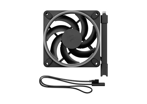 Image of Fractal Design Momentum 12 RGB Black 120mm PC Case Fan FD-F-MR1-1201 FN2095