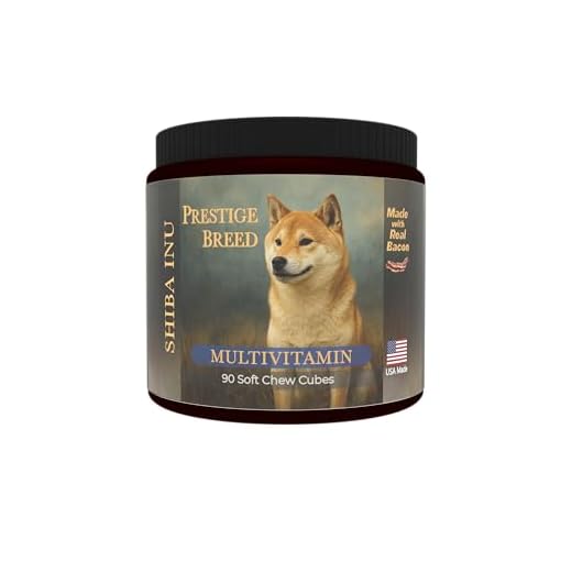 Prestige Breed Shiba Inu Multivitamins, 90 Count, Made in The USA with Real Bacon