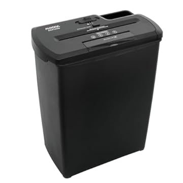 Fragmentadora de papel Aurora tiras 8 folhas+ cartão+CD/DVD 127V