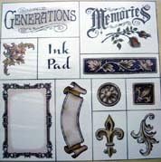 Memory Accents Stamp Set of 10 - Scrapbooking