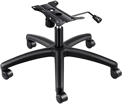 SHZOND 320 Pounds Replacement Office Chair Base 28 Inch Swivel Chair Base with Casters Heavy Duty Black