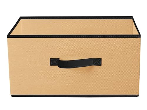Image of Kuber Industries (Set of 12) Foldable Organisers Storage Box for Clothes | Dress Organizer & Cubbies Storage Cubes for Innerwear | Undergarments | Socks | Jeans | Books Arranging Utility Box (Brown)