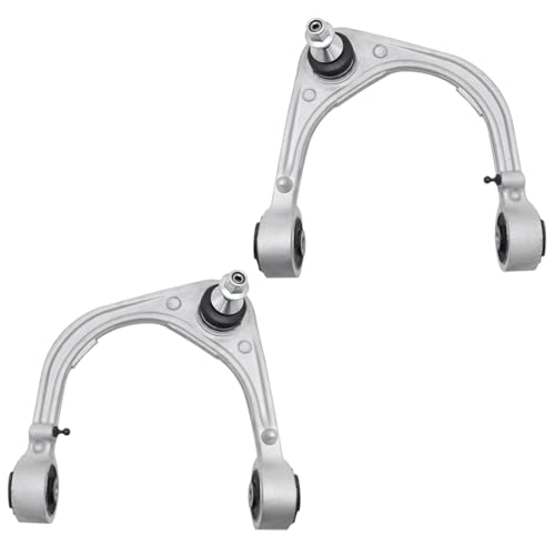 Image of Detroit Axle - RWD 8pc Front Control Arms Kit for 2014 2015 Cadillac CTS, 2 Upper Control Arms with Ball Joint 4 Inner and Outer Tie Rods 2 Tie Rod Boots Replacement