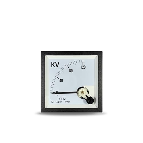 Voltmètre haute tension DC 10KV Yt72 pointeur analogique 100uA boîtier Dh72 Cp72