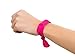 Griffin Black/Hot Pink Ribbon Wristband 2-Pack for Fitbit and for Sony Fitness Trackers - 2-Pack Wristbands