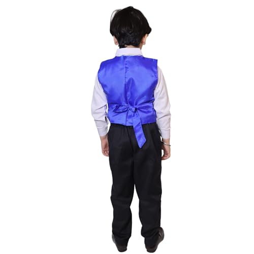 Image of Kaku Fancy Dresses Plain Waistcoat for Kids /Plain Jacket for Kids | Sequin Work Shinning Waist Coat For Annual Day Dance Competition (Only Jacket /Waistcoat - Shirt & Pant Not Included)