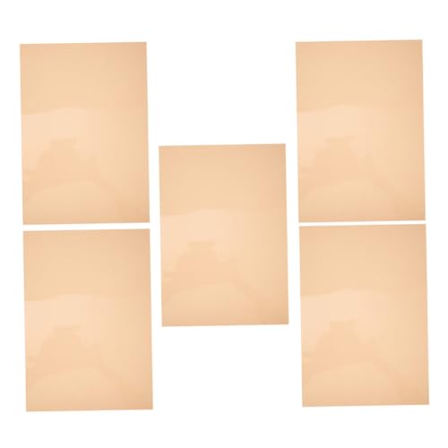 OSALADI 5 Sheets Filter Plate Color Film Color Gel Lighting Gels Color Filters for Lights Lighting Filter Kit Light Diffuser Film Flash Gels Light Gel Hard Plastic PVC Light Board