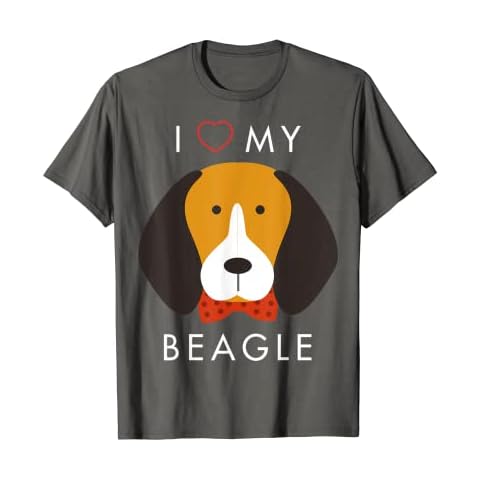 Beagle Love - T-Shirt For Dog Loving People by Buddy & Lola T-Shirt Cover