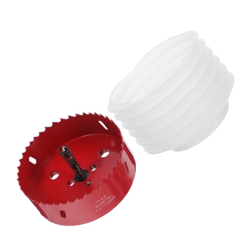 Sierra de agujeros bimetálica Homoyoyo 4-1/4 pulg con cubierta polvo miniatura 1
