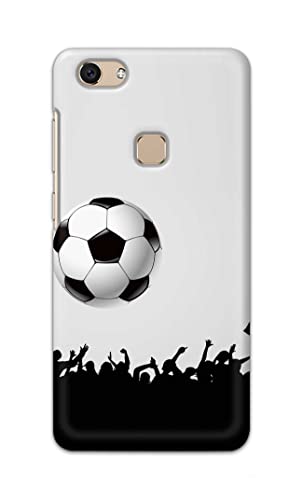 Image of Printed Hard Back Cover Case for Vivo V7 Back Cover (Football Icon) -1302