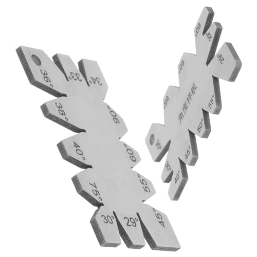 Herramienta medidora de ángulos Uonlytech de metal 2 pcs miniatura 1