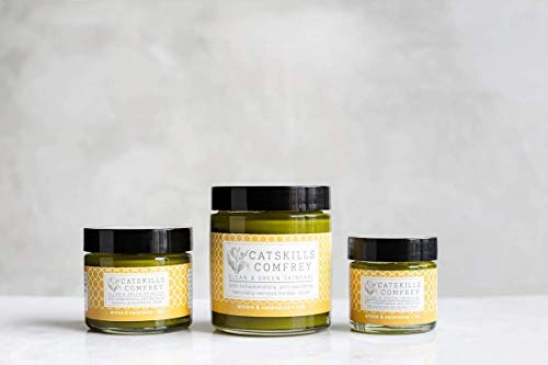 Catskills Comfrey: Arnica & Calendula, 1oz - trifecta of nature's most potent healing medicinals; anti-inflammatory (tattoo/surgery healing, rosacea, psoriasis, eczema, sunburn, acne)