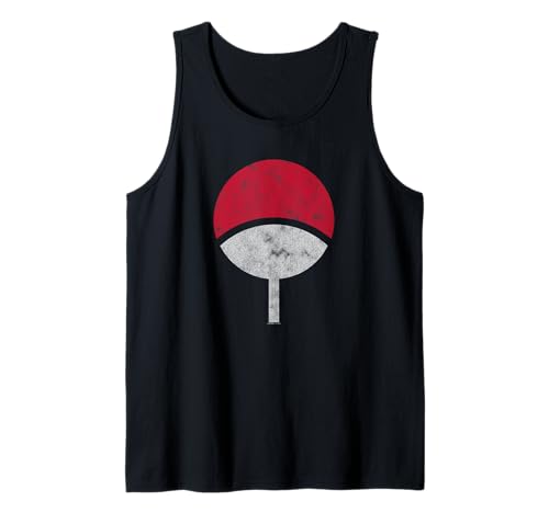 Naruto Shippuden Uchiha Símbolo Apenado Camiseta sin Mangas